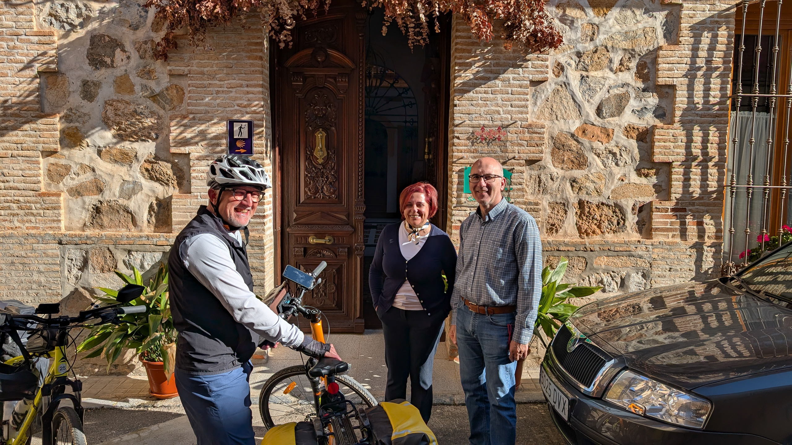 Herzlicher Abschied von Jesús und seiner Frau